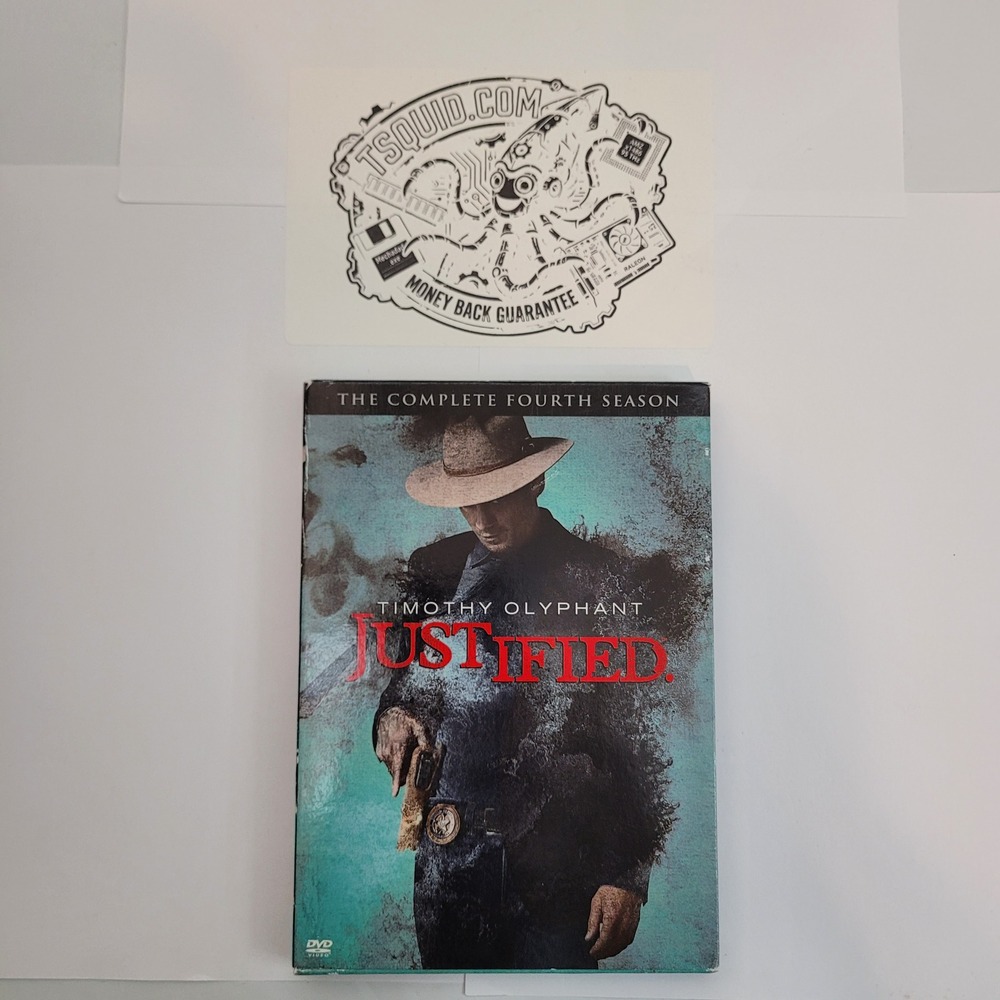 Sony Justified The Complete Fourth Season DVD Set Timothy Olyphant Crime Drama